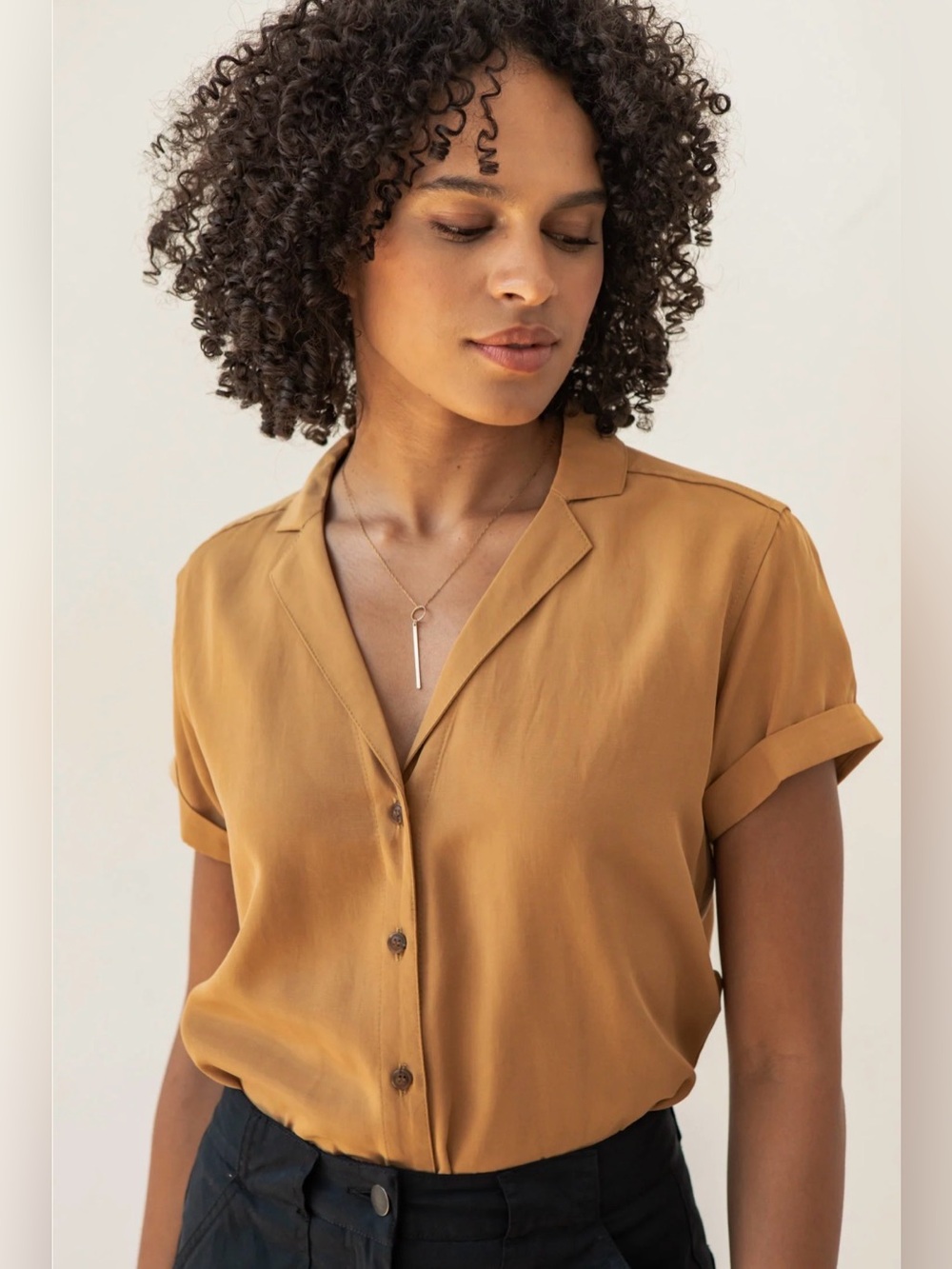 Bridge & Burn - The Innes Shirt - Gold Color